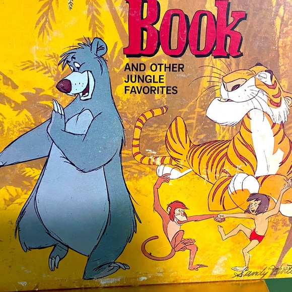 WALT DISNEY PRESENTS SONGS FROM THE JUNGLE BOOK DISNEYLAND VINYL RECORD 1967 - Picture 6 of 16